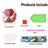 Love rose hot air balloon-Single Side Drill-5D DIY Craft Ornament