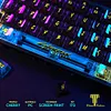 Cyberpunk Cyberpunk Theme 172-Key Full Set of PC Fully Transparent Keycaps Original Height