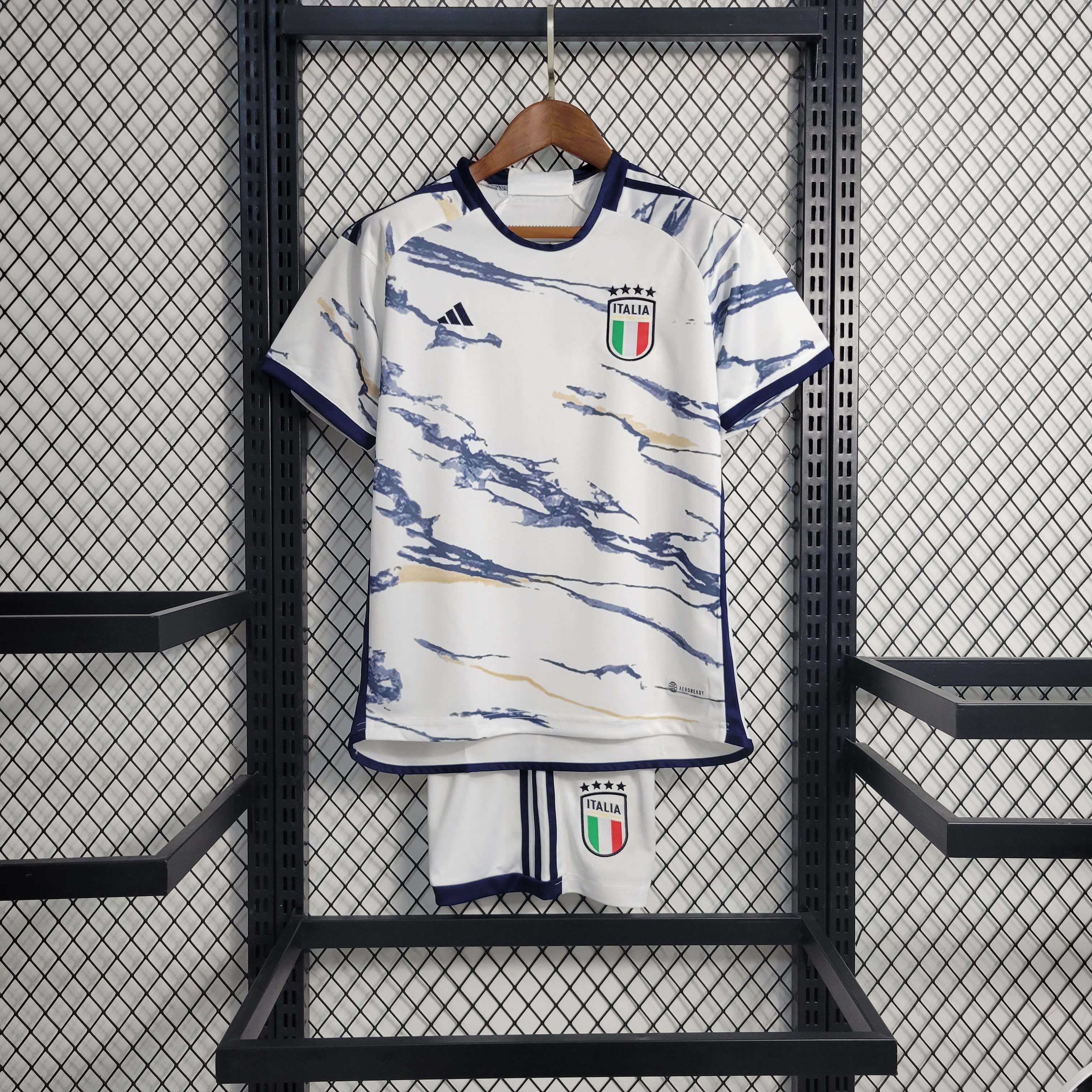 2023 KIDS Italy awayFootball Shirt 1:1 Thai Quality