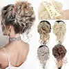 Griffe clip en d&eacute;sordre chignon extensions de cheveux
