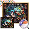 Butterfly - Round AB Drills Diamond Painting(55x45cm)
