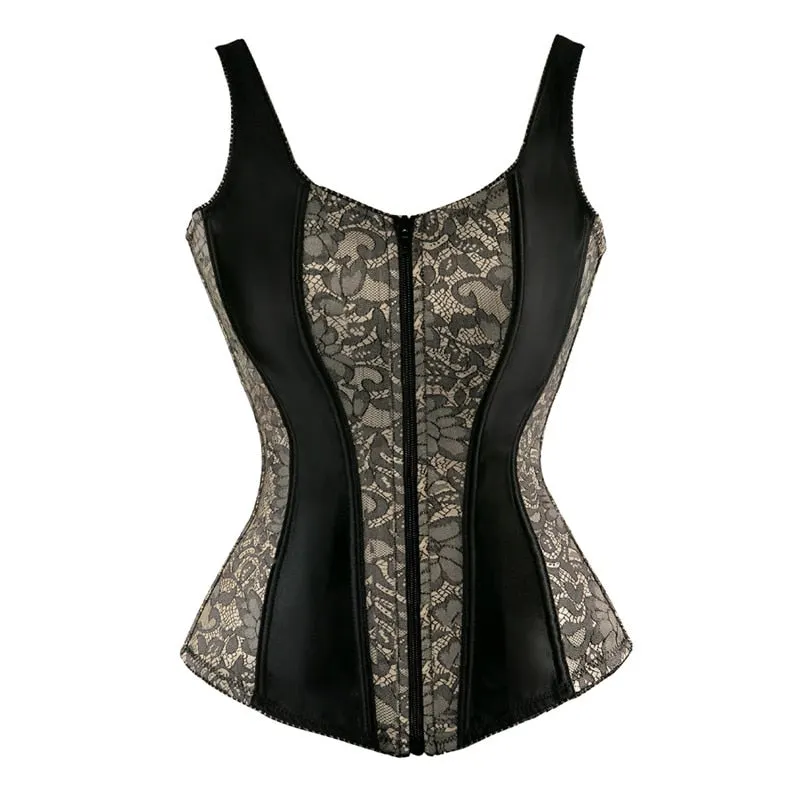 womens shoulder straps corset overbust top jacquard corset bustier exotic corselet lingerie brocade plus size costumes fashion