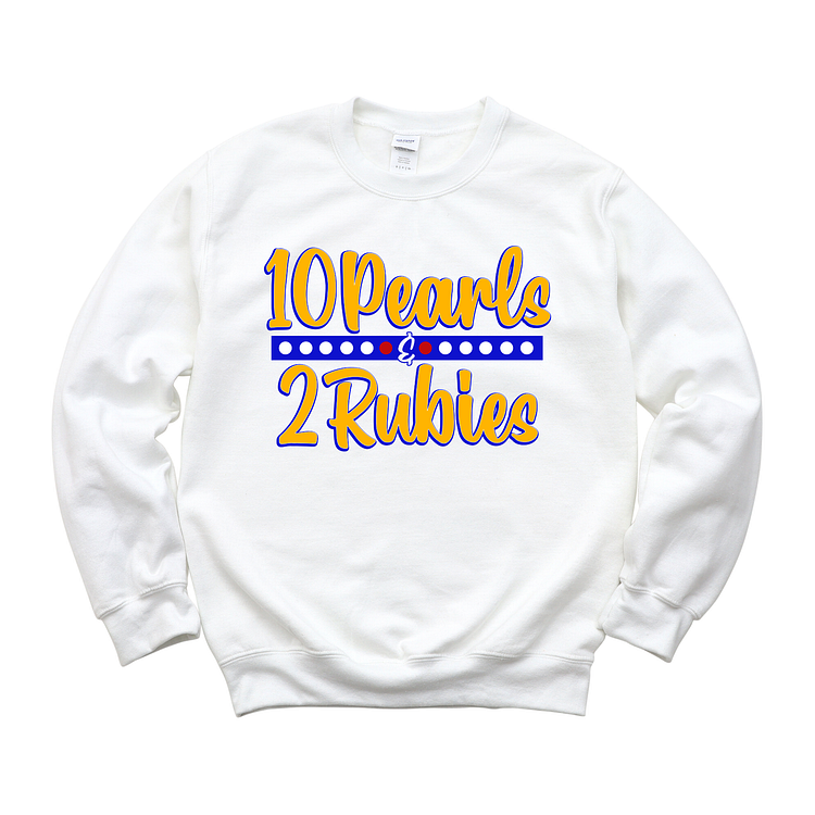 10 Pearls & Two Rubies Crewneck