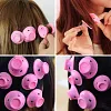 10 pi&egrave;ces Bigoudis rouleaux en silicone, Boucles sans chaleur
