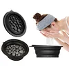 Face Ice Bath - Foldable Washbasin With Built-In Ice Tray Bowl For Face Ice Bath