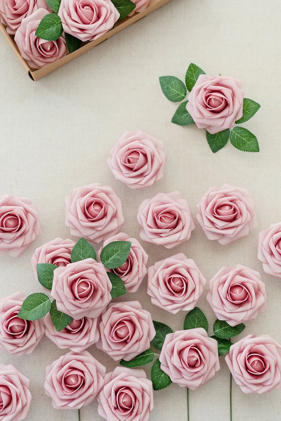 3" Foam Rose with Stem - 56 Colors