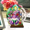 DIY Special Shape Garden Gnome Diamond Painting Spinning Calendar Kit
