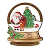 DIY Wooden Double Sided Drills Christmas Crystal Diamond Painting Ornament Special Shaped Kits