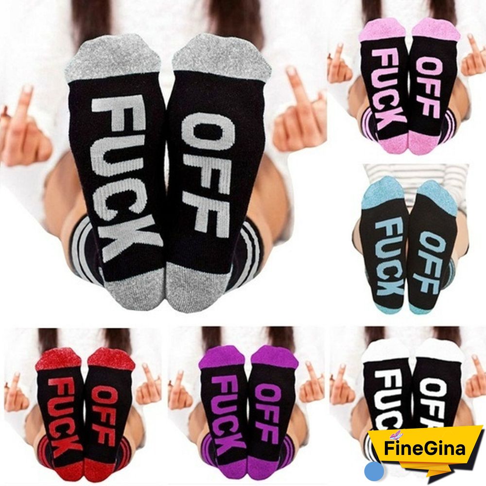 1/2/5Pairs Women Comfortable Cotton Sock Slippers Socks Fashion Letter Printed Ankle Socks