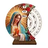 Wooden Special Shaped DIY Diamond Painting Moon Perpetual Calendar Decor Kits