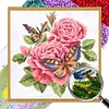 Butterfly - Partial Embroidery 9CT Stamped Cross Stitch Bead Embroidery - 27*27CM