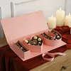 Empty Flower Gift Box with I Love U Design Cardboard Letter Shaped Fillable Flower Box for Valentine Day Anniversary Romantic Occasions