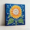 (25x25cm)DIY Sunflower Framed Handmade Pearl Painting Art Craft Kit Living Home Decor