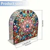 Acrylic Mandala Diamond Painting Paper Towel Napkin Holder for Home Art Crafts
