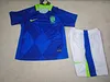 Joyfball 2025 Kids Size Brazil Away Soccer Jersey 