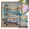(Stamped/Counted) Words-11CT Cross Stitch 40*50cm