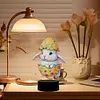 (US Local)Acrylic Double Sided Bunny Egg Diamond Painting LED Night Light for Easter Decor