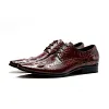 Luxury Mens Dress Shoes Genuine Leather For Wedding 