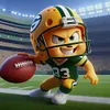 (Stamped/Counted) Green Bay Packers Football-11CT Cross Stitch 40*40cm