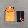 2024/2025 Barcelona Pre-match Training orange Jersey+Shorts 1:1 Thai Quality