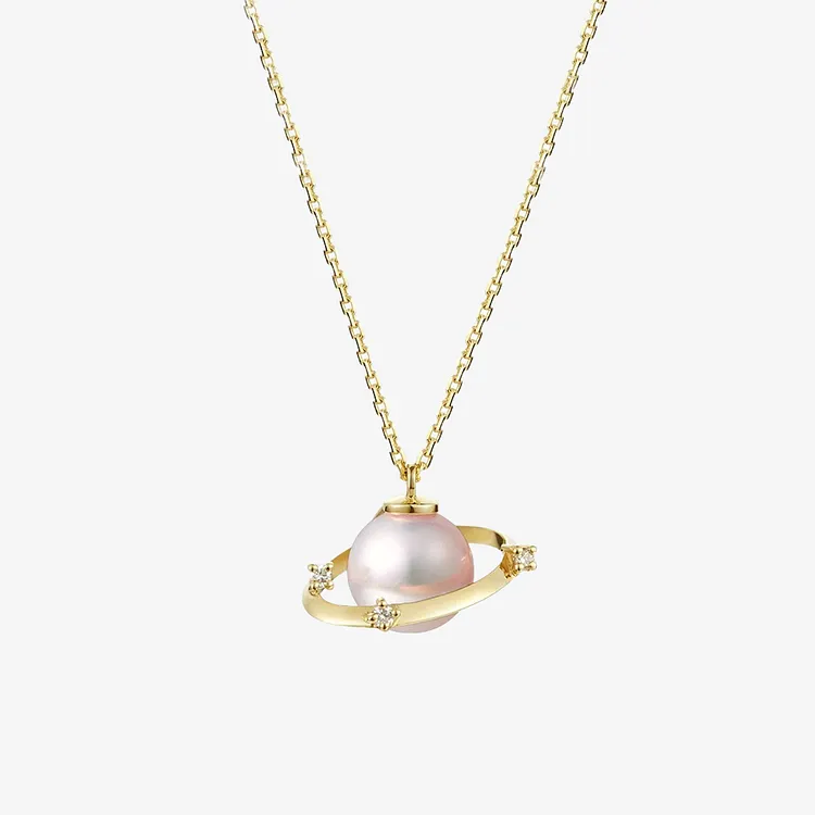 For Daughter - The Most Special Star In The Universe Pearl Planet Necklace