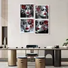 (US Local)4Pack Beauty-Special Shaped Diamond Painting Kit(40x40cm)