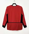 2002-2004 Retro Long Sleeve Manchester United Home Football Shirt 1:1 Thai Quality love fball