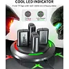 Noiposi Battery Charger with Xbox Rechargeable Battery Pack for Xbox One and Xbox Series X|S Controller, 4 Pack 1500 mAh Xbox One Controller Battery Packs and Charger for Xbox 1/S/X/Elite Remotes
