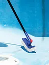 180 Degree Rotating Hand Scrub Brush Curved End Pool Cleaning Brush for Bathroom