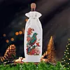 5D DIY Special Shaped Drill Diamond Painting Wine Bottle Bags Covers Kit(Butterfly Flower)