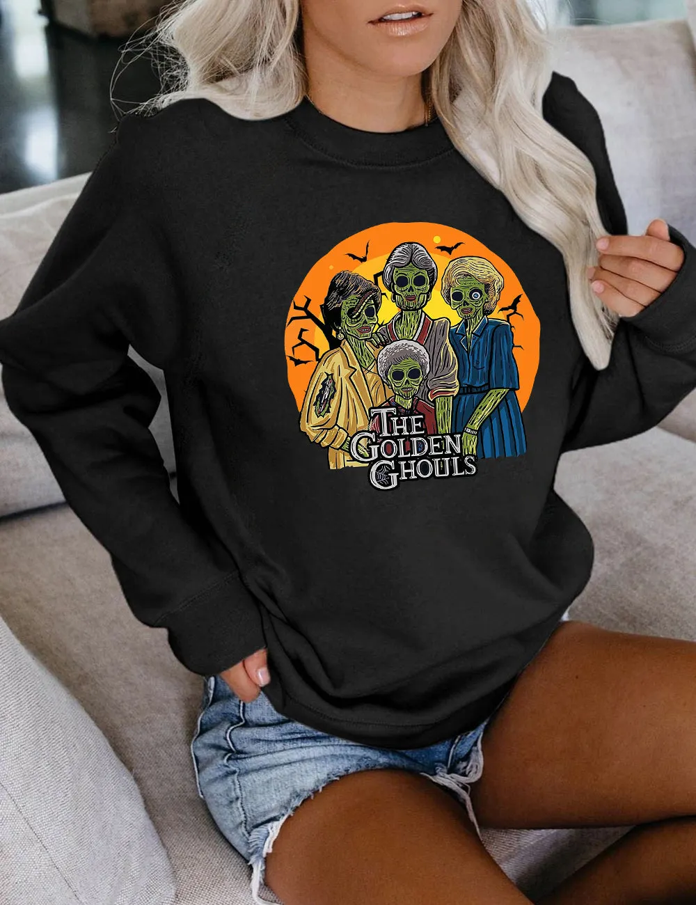 The Golden Ghouls Halloween Sweatshirt
