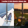 [US Local Warehouse] 2 Pack Shade Sail Poles 10FT Outdoor Sun Shade Poles 2.10in Diameter Heavy Duty Metal Post for Deck Patio Outside Backyard