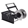 [US Local Warehouse] Manual Labeling Machine with Handle Adjustable Bottle Label Applicator for Glass Metal Round Bottles Diameter 0.59-4.72 inches