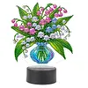 Acrylic Double Sided Butterfly Vase Diamond Painting LED Night Light Kit