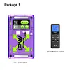 RB-V12 360&deg; Full Color RGB Magnetic LED Fill Light with App Control, 26 Lighting Scenes, USB Type-C PD/QC Fast Charging Port, Cyberpunk Mini Portrait Handheld Selfie Video Creative Lighting