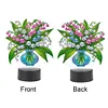 Acrylic Double Sided Butterfly Vase Diamond Painting LED Night Light Kit