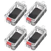 Expandable Fishing Tackle Box Luminous Waterproof Magnetic Tools Storage Box