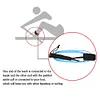 6ft Surfboard Ankle Leash Elastic Webbing Surfboard Longboard Surf Leg Rope