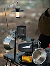 Camping Light Holder Aluminum Alloy Portable Lamp Bracket for Outdoor Garden BBQ