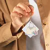6PCS Diamond Painting Keychains Special Shape Double Sided Diamond Art Ornaments Kit