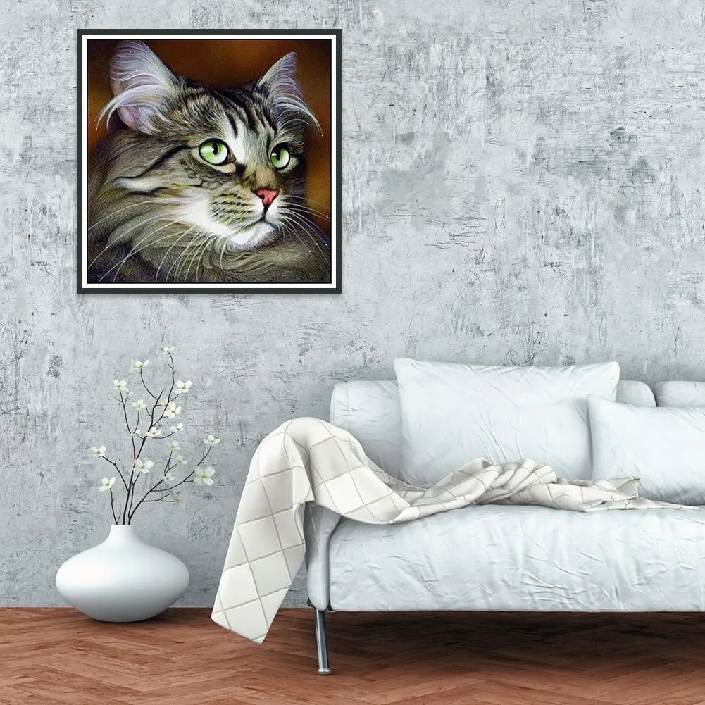 Diamond Painting - Full Round Drill - Cat(30*30cm)