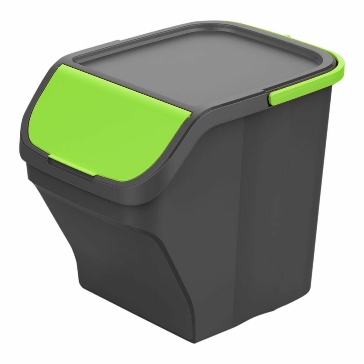 Recycling Waste Bin Mondex Stack N' Sort 25 L With lid 40 x 30 x 34 cm (Refurbished A)