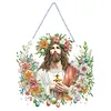 Acrylic Jesus Easter Egg 5D DIY Diamond Painting Hanging Pendant Kit