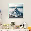 Girl - 14CT Stamped Cross Stitch - 40*40cm - Character