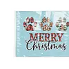 (US Local)Christmas Diamond Painting Placemats DIY Diamond Dot Kits for Home Decor