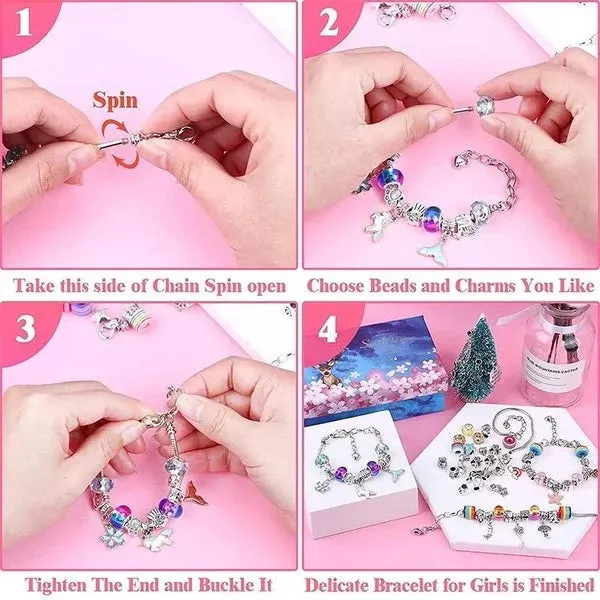 (🔥2022 BEST GIFT TO MY GRANDDAUGHTER🔥) 🎄Early Christmas Sale 50% OFF🎄DIY Crystal Bracelet Set