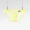 Men's Briefs Ultra-thin Transparent Bulge Pouch Underwear Sexy Low Rise Breathable Panties