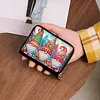 2pcs Animal Pattern Diamond Painting Fashion Card Holder Compact Coin Purse