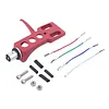 Turntable Headshell with 4 Lead Wires Cartridge Headshell Stylus Holder for LP Vinyl Record Player Turntable Phonograph