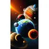 >SALE<5D DIY Full Round Drill Diamond Painting Cosmic Starry Sky for Home Decor